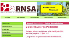Site internet du RNSA www.pollens.fr