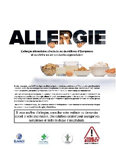 Affiche Allergies alimentaires - campagne EAACI