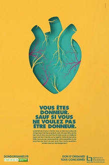 Don d'organes 2017 - Affiche Agence de la biomédecine - Cespharm