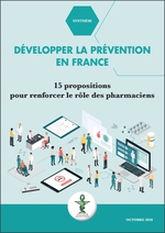 Rapport Prévention - Ordre national des pharmaciens - Cespharm - 15 propositions