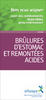 Brûlures d'estomac et remontées acides : Bien vous soigner avec des médicaments disponibles sans ordonnance - brochure