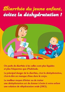 Diarrhée du jeune enfant, évitez la déshydratation ! - brochure