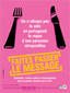 Faites passer le message : On n'attrape pas le sida en partageant le repas d'une personne séropositive - affiche