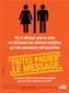 Faites passer le message : On n'attrape pas le sida en utilisant les mêmes toilettes qu'une personne séropositive - affiche