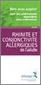 hinite et conjonctivite allergiques de l'adulte : Bien se soigner avec des médicaments disponibles sans ordonnance - brochure
