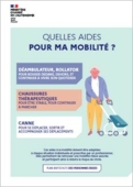 Personnes âgées - Quelles aides pour ma mobilité ? - affichette - Ministère chargé de l'autonomie