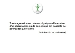 Sécurité - Rappel code pénal - affiche - ONP