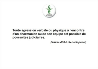 Sécurité - Rappel code pénal - affiche - ONP