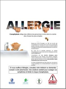 Allergie - L'anaphylaxie - affiche