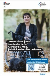 Arrêter de fumer c'est possible - Affiche handicap 1 - SPF