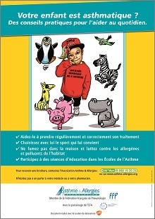 Votre enfant est asthmatique ? - affiche