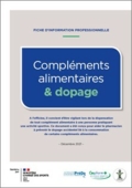 Dopage et Compléments alimentaires - fiche d'information professionnelle - brochure - ONP