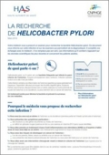 Helicobacter pylori - Recherche - brochure - Haute Autorité de Santé