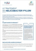 Helicobacter pylori - Traitement - brochure - Haute Autorité de Santé