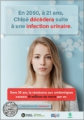 La résistance aux antibiotiques - affiche Infection urinaire - ANEPF