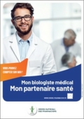 Mon biologiste médical - Mon partenaire santé - Affiche homme - ONP