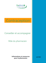 Visuel - Brochure "Contraception : conseiller et accompagner – rôle du pharmacien"