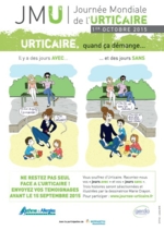 Journée mondiale de l'urticaire - visuel de l'affiche