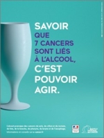 Campagne INCa 2018 affiche alcool et cancer - Cespharm