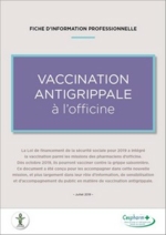 Vaccination antigrippale à l'officine - document professionnel - Ordre des pharmaciens - couverture