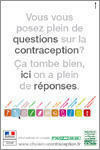 Vous vous posez plein de questions sur la contraception ? Ca tombe bien, ici on a plein de réponses - Affiche
