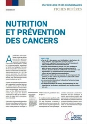 Nutrition et prévention des cancers - fiche repère - INCa