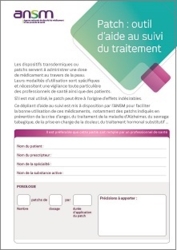 Patch : outil d'aide au suivi du traitement - outil éducatif