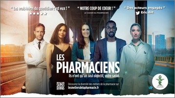 Campagne métiers de la pharmacie - affiche générique - ONP