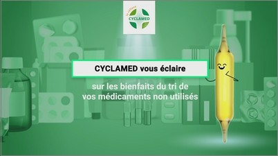 Cyclamed - Le devenir des médicaments non utilisés - vidéo - Cyclamed