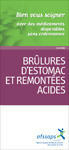 Brûlures d’estomac et remontées acides - brochure