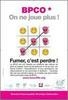 BPCO : on ne joue plus ! - affiche