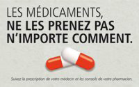 Campagne d’information sur le bon usage des médicaments – Visuel