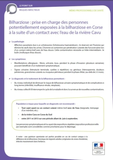 Fiche pratique Bilharziose - Ministère chargé de la Santé
