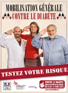 Visuel Semaine de prévention du diabète - Fédération française des diabétiques