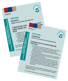 Visuel - Fiches INCa sur les anticancéreux oraux