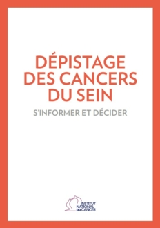 Visuel - Brochure sur le dépistage organisé du cancer du sein