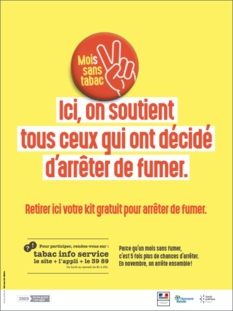 Affiche Moi(s) sans tabac - kit - Santé publique France