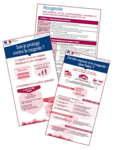 Visuels des outils proposés par le ministère chargé de la santé