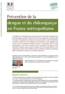 Repère pour votre pratique - Prévention dengue en France métropolitaine - Inpes