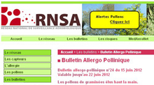 Site internet du RNSA www.pollens.fr