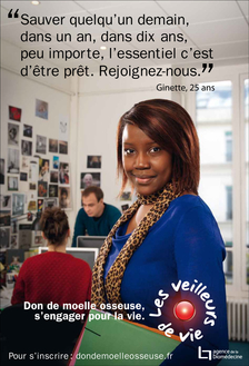 affiche don de moelle 2014- Agence de la biomédecine