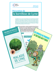 Visuels des outils sur la maladie de Lyme