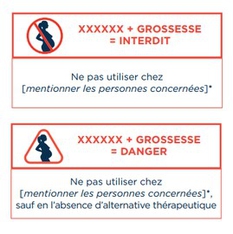 Picto grossesse et médicament