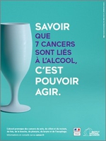Campagne INCa 2018 affiche alcool et cancer - Cespharm