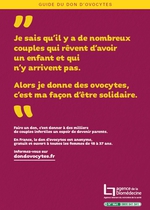 Visuel - brochure sur le don d'ovocytes