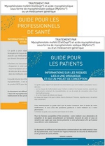 Mycophénolate - guides patients et pro de santé - ANSM - Bon usage du médicament - grossesse - tératogène - réduction des risques