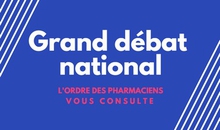 Grand débat - consultation Ordre national des pharmaciens - visuel