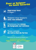 Prévention noyades - affiche ministerielle 2019