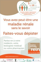 Semaine du rein - affiche