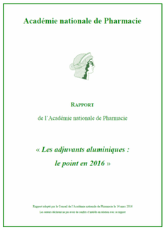 Visuel - Rapport de l'ANP sur les adjuvants aluminiques
